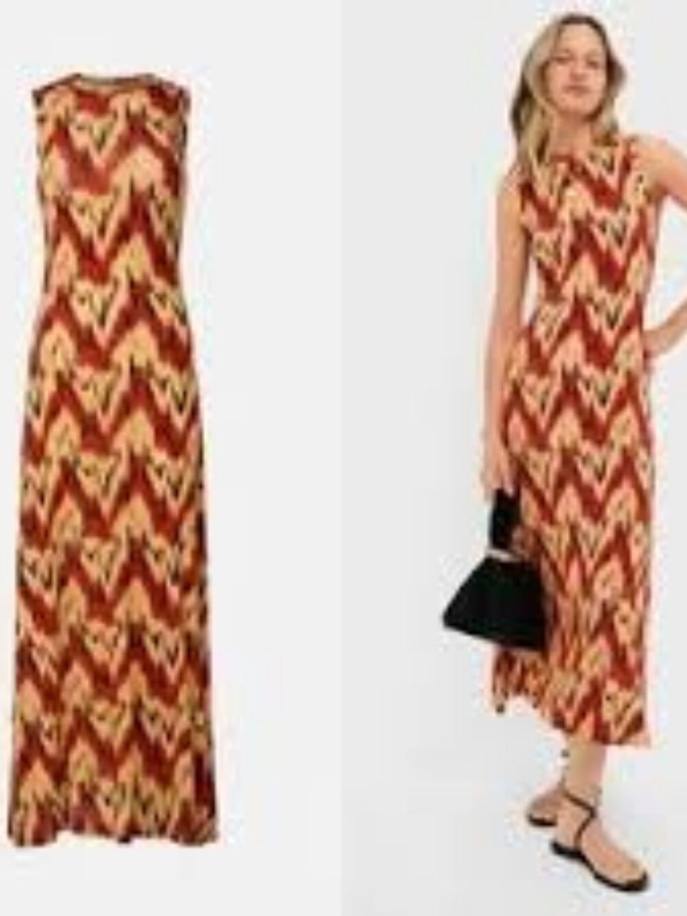 16-B1 NWOT ULLA JOHNSON CARMELIAN ORLA MIDI DRESS - Picture 2 of 6